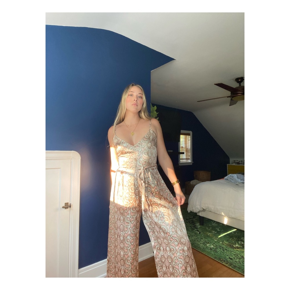 PLT snakeskin jumpsuit